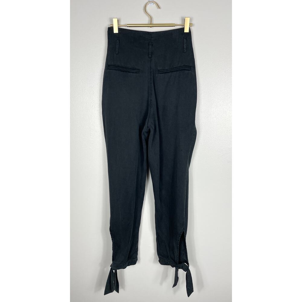 Reformation Avalon Ankle Tie Paperboy High Waisted Trouser Pants 2P *No Belt - Picture 9 of 14